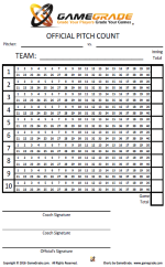 Volleyball Charting Sheets